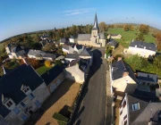 Chemiré-sur-Sarthe vue du ciel